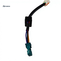 Rangkaian Kabel Powertrain Chassis Mobil Multi-Konektor Coklat Hitam Pink Kabel Kustom OEM 12V 24V