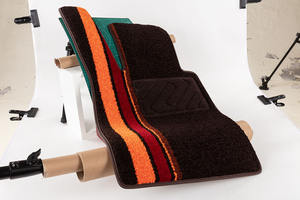 พรมปูพื้นรถยนต์แบบสปอร์ต ชุดเต็ม 3 ชิ้น กันลื่น กันน้ำ ทนทานต่อการสึกหรอ สำหรับตกแต่ง<span class=keywords><strong>ภายใน</strong></span>รถยนต์ - Product Image 4