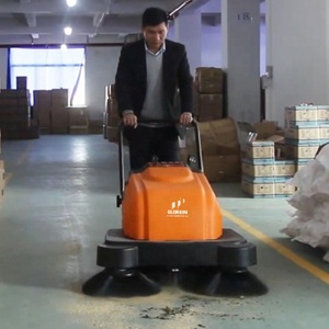 Tay Đẩy Đôi Bàn Chải Dễ Dàng Làm Sạch Cạnh Công Nghiệp Máy Làm Sạch Sàn Quét Cho Nhà Xưởng Kho Kênh Vận Chuyển Hàng Hóa - Product Image 5