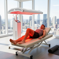 Panel de Terapia de Luz LED de Fotobiomodulación de Doble Longitud de Onda 660nm 850nm para Cuerpo Completo, Dispositivo LED de Apoyo al Bienestar para Spa y Salón en Casa