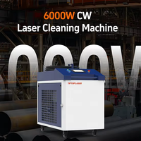 TIPTOPLASER 2026 Nouveau modèle de machine de nettoyage laser chinoise pour la rouille et la peinture, 6000W, nettoyage laser continu, avec certification CE
