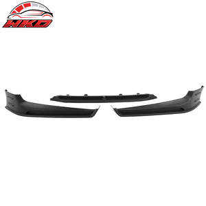 Lèvre de pare-chocs avant pour Honda Accord 2018-2021, style V5, spoiler noir mat en PP, diffuseur 3 pièces, protection de menton - Product Image 4