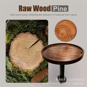 Adjustable Wooden Shelf 11 Inch Round Wall Mounted Detachable <b>Storage</b> <b>Tray</b> - Product Image 5