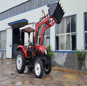 Tracteur agricole à chargement frontal et arrière creuser l'herbe pince fourche godet quatre en un - Product Image 2