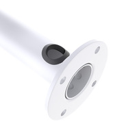 Support mural universel en alliage d'aluminium pour caméra de sécurité CCTV, diamètre du tuyau 20 cm, 0,2 m, 37 mm, support vertical en forme de I