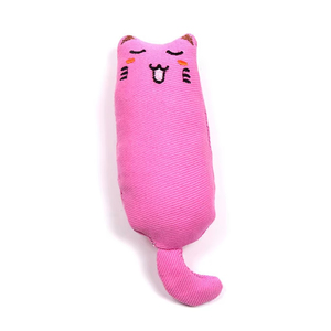 ของเล่นแมวแบบขายส่ง 5 สี ดีไซน์น่ารัก ทำจากผ้าฝ้ายแท้ บรรจุผงแคทนิป ของเล่นตุ๊กตาขนนุ่มสำหรับแมว - Product Image 2