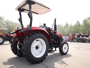 YTO-maquinaria agrícola, tractores de rueda de granja, 604 60hp 4x4wd con equipo compacto pequeño