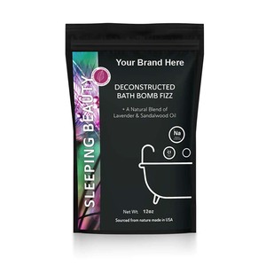 Fizzies de baño de lujo de 12oz de marca blanca Lote pequeño de bombas de baño efervescentes hechas en EE. UU. Para una experiencia de remojo - Product Image 1