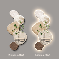 Plantes hydroponiques Art Décor Peintures Vase Cristal Porcelaine Restaurant En Trois Dimensions Lumineux LED Peinture
