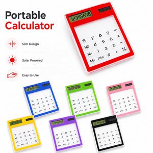 Transparent <b>Calculator</b>/ Gift Solar <b>Calculator</b>/ Custom logo <b>Printing</b> <b>Calculator</b> - Product Image 1