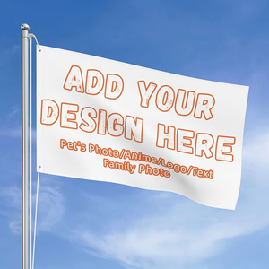 Заводская индивидуальная наружная стандартная реклама 3x5 флагов для продвижения пользовательских флагов баннер с логотипом - Product Image 1