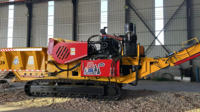 Déchiqueteuse de bois de machines forestières de chenille/roue