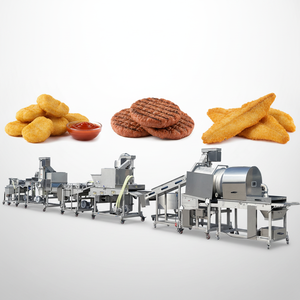 Máquina para Hacer Hamburguesas, Nuggets de Pollo, Tempura, Peluche, Anillos de Calamar, Producto <span class=keywords><strong>Halal</strong></span>, Máquina para Hacer Nuggets de Pollo Congelados - Product Image 1
