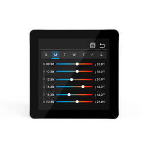 Thermostat intelligent tactile couleur pour chauffage au sol hydraulique, compatible Zigbee WiFi et application Tuya - Product Image 4