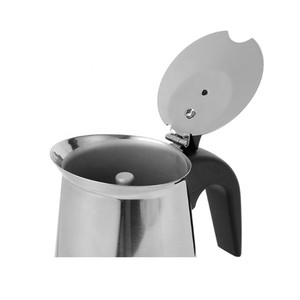 <span class=keywords><strong>Cafetera</strong></span> Moderna de <span class=keywords><strong>Acero</strong></span> <span class=keywords><strong>Inoxidable</strong></span> Estilo <span class=keywords><strong>Cafetera</strong></span> Espresso, Diseño de <span class=keywords><strong>Cafetera</strong></span> Mocha con Tapa, Juego de Espresso Italiano para Acampar en Casa - Product Image 4