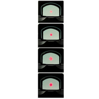 Lunette de visée tactique BUZZARD R02M 1X avec point rouge, 4 réticules, détection de mouvement, étanche, antichoc, pour la chasse