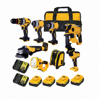 Kit combiné sans fil OEM Milw Series 18V Lithium-Ion Brushless avec batteries 5.0Ah, sacs à outils et clés réglables (ensembles personnalisables)
