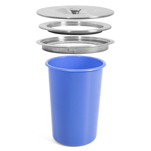 Built-in <b>waste</b> <b>bin</b>. Built-adaro. 8L capacity. Stainless steel <b>lid</b> SS201 - Product Image 1