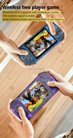 Qbuy Nouvelle console de jeu Arkos R36H Pro MAX RK3326 Rétro 64 Go 3500 mAh Écran 4,2 pouces Prise en charge du Wi-Fi Lecteur de jeux portable