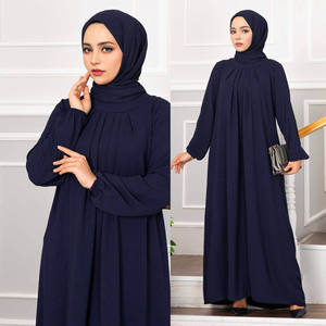 Производитель Yibaoli, 3 вида цветов скромные платья, новейший простой дизайн Абая, новый 2023, Дубай, абайское мусульманское платье, женское макси - Product Image 3