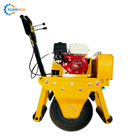 Compacteur routier vibrant à tambour unique hydraulique de 8/25 tonnes pour asphalte, modèle R-500, moteur 500 kg