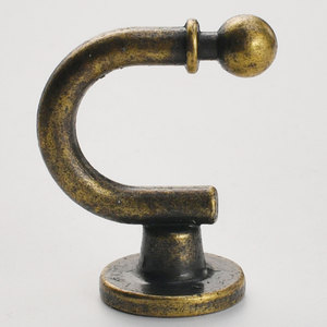 <b>Wall</b> <b>Hook</b> Single Hole Antique Bronze Cast Iron Round Shape For Clothes Behind Doors On <b>Walls</b> - Product Image 1