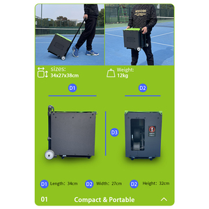 Máy tập đánh bóng tennis di động, máy ném bóng tennis, máy tập luyện đánh bóng tennis, máy đánh bóng padel - Product Image 4