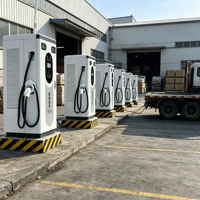 Chargeur YG Durable 100 kW avec garantie d'un an pour une utilisation à long terme dans les parkings commerciaux