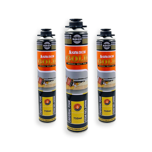 Spray de <span class=keywords><strong>mousse</strong></span> PU à faible expansion conforme à l'UE pour les adhésifs et les scellants d'emballage précieux - Product Image 1