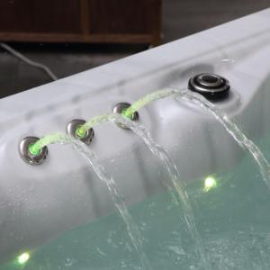 Jacuzzi extérieur de luxe multifonctionnel avec jets d'eau massants, chauffage à température constante et éclairage LED - Product Image 2