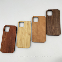 Plaine en bois véritable noyer cerisier noyer bambou palissandre gravure pleine vierge en bois dur coque de téléphone bois pour iPhone 13 14 Pro Max