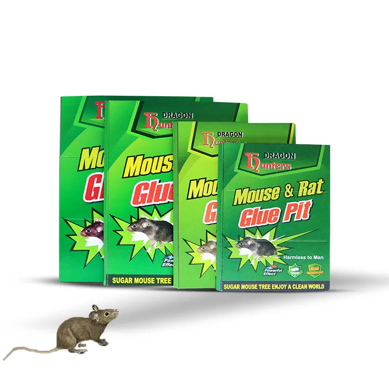 Four Sizes Indoor Mouse Glue Trap Sticky Pad Insects House Mice Catcher Opp Bag Rat Killer