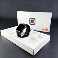 Boîtes cadeaux de luxe personnalisées en carton pour produits électroniques numériques portables, montres intelligentes, avec couvercle et base, emballage en papier gaufré
