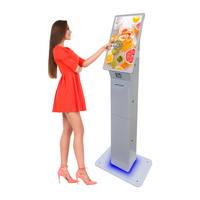 Máquina de Pedidos de Autoservicio para Restaurantes con Sistema Android de 21.5 Pulgadas, Máquina POS con Pantalla Táctil, Kiosco de Pago