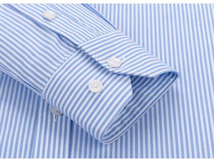 ハイエンドChemise Homme長袖100% コットンメンズシャツアンチリンクルDPアイロンビジネスプロフェッショナルODM - Product Image 4