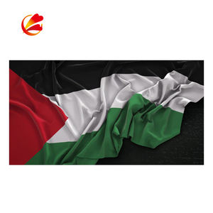 Новинка 2021, лидер продаж, Индивидуальный маленький или большой национальный флаг Палестины любого размера - Product Image 5