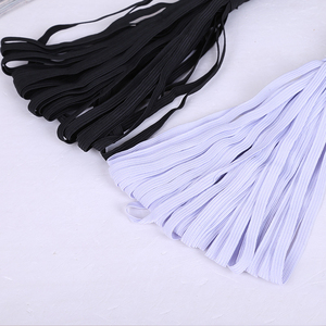 3mm4mm5mm6mm8mm10mm12mm bện ban nhạc đàn hồi nhà máy bán buôn trong kho trắng đen màu dệt kim bện ban nhạc đàn hồi - Product Image 2