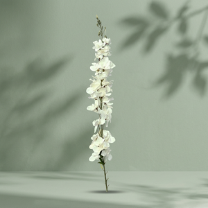 Pivoines artificielles blanches avec feuilles, fleurs artificielles en soie faites à la main, style moderne, respectueuses de l'environnement pour mariage AFF-Stick-6.1 - Product Image 2