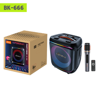 Haut-parleur portable haute puissance avec subwoofer, basses profondes, appareil audio sans fil, prend en charge TF, USB, FM pour les rassemblements en extérieur