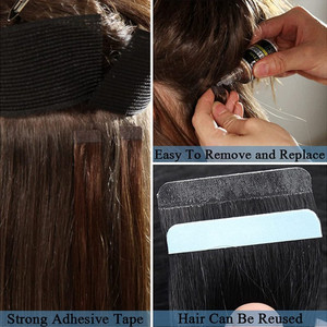<span class=keywords><strong>Extensiones</strong></span> <span class=keywords><strong>de</strong></span> cabello Ins con cinta ondulada del cuerpo virgen alineada con cutícula India Raw Remy Cinta Larga Invisible en <span class=keywords><strong>extensiones</strong></span> <span class=keywords><strong>de</strong></span> cabello 100 cabello humano - Product Image 5