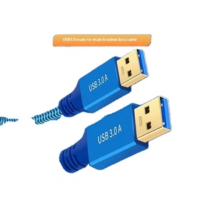 สาย3.0 USB ตัวผู้ไปยังสายต่อขยายสายไนล่อนสำหรับการเชื่อมต่อฮาร์ดดิสก์มือถือ