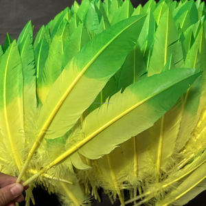 Plumas de Pavo <span class=keywords><strong>Nandu</strong></span> Teñidas en Dos Tonos al por Mayor para Accesorios de Mochilas y Plumas de Lujo para Carnaval - Product Image 4