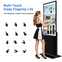 Pantalla LED Vertical Inteligente para Publicidad, Señalización Digital y Pantallas Tótem de Pie con Pantalla Táctil, Máquina de Publicidad Personalizada