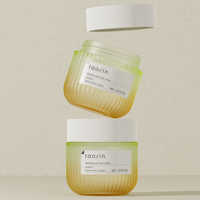 Taolin Pack - Vente Flash : Ensemble de contenants rayés pour shampoing et gel douche, produits de soin et de toilette, PETG PP 200-300ml