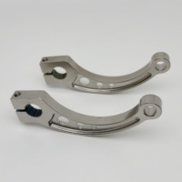 Pièces de bras oscillant de frein arrière en titane Gr5, levier de frein de moto coloré, bras oscillant emballé dans une boîte en carton