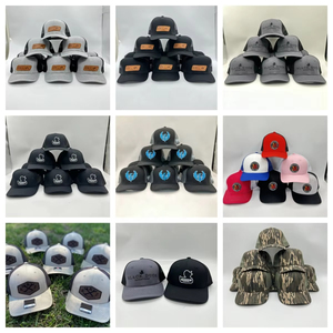 Parche de cuero bordado personalizado Richardson 112, gorra de camionero, gorra Snapback en blanco de malla, gorra de béisbol Hiblan de red lisa, gorras deportivas para papá - Product Image 2
