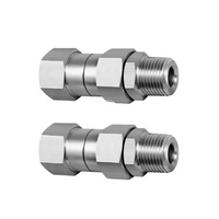 Adaptateur à connexion rapide Bear Crystal SD-AD45 en acier inoxydable/laiton 1/4 pour canon à mousse de neige, lavage de voiture, pulvérisation M22-14mm, outils de nettoyage automobile
