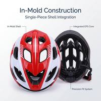 Casque demi-intégral unisexe ultra-léger et respirant, réglable, pour VTT, vélo de route et roller - Meilleures ventes