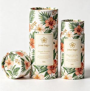 Customized eco-friend cosmetic packaging cylinder <b>box</b>, suitable for perfume,candle, face cream and beauty product - Product Image 5