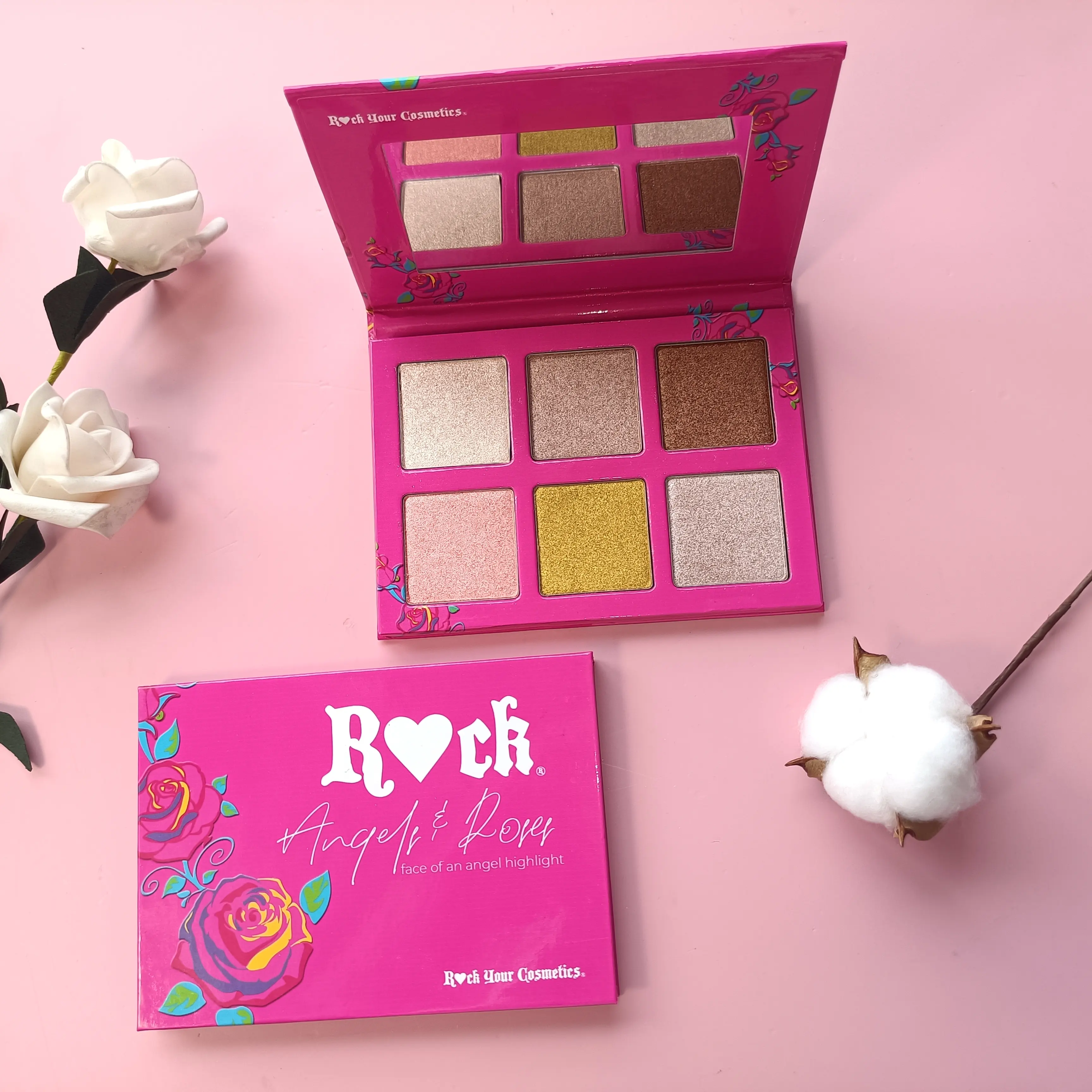 Mỹ phẩm Nhà cung cấp cố định không đồng nhất Eye Shadow Hot Color Eye Shadow trang điểm nhãn hiệu riêng DIY Eyeshadow Palette